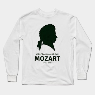 Wolfgang Amadeus Mozart (1756 - 1791) Long Sleeve T-Shirt